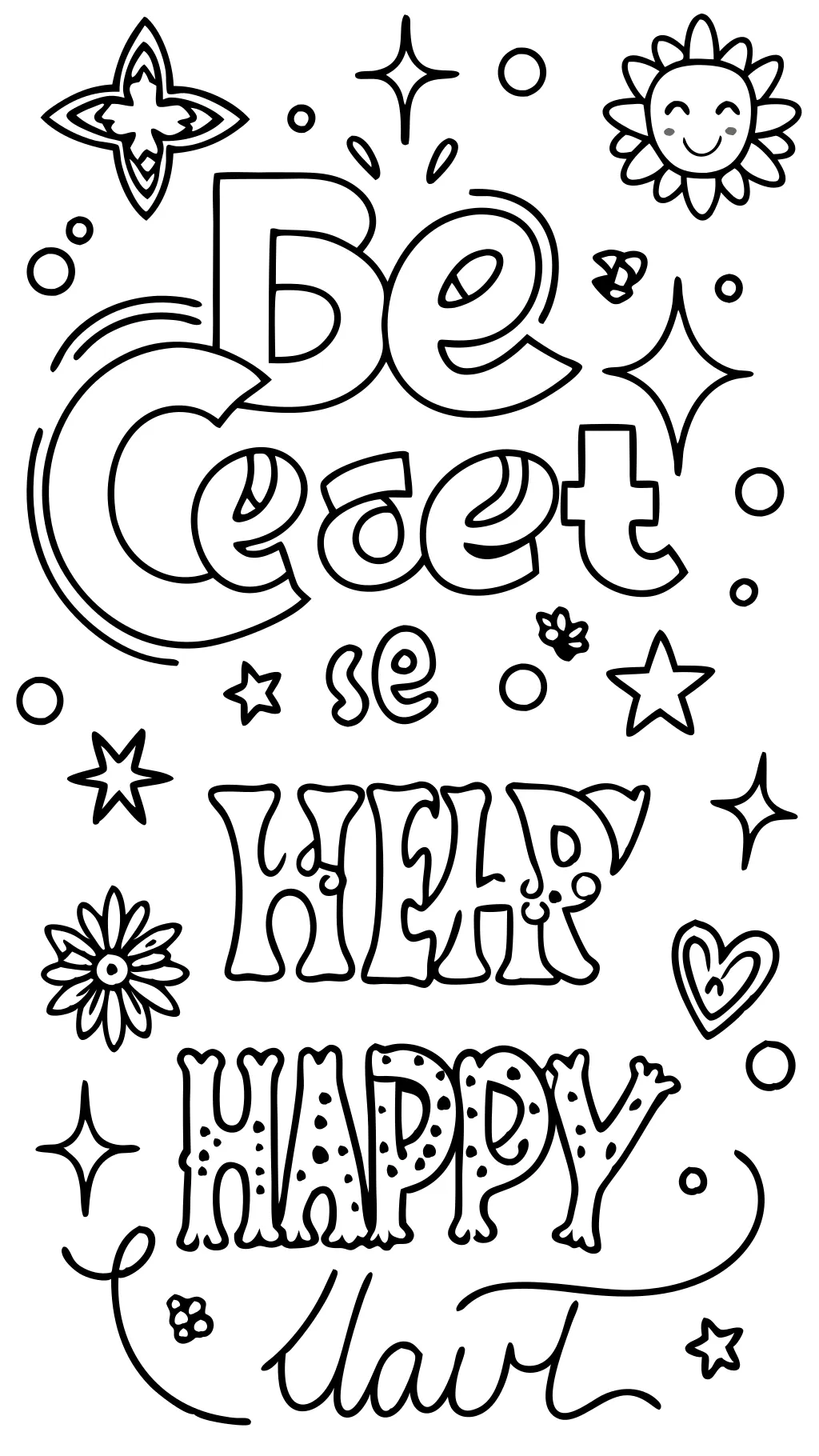 words coloring pages